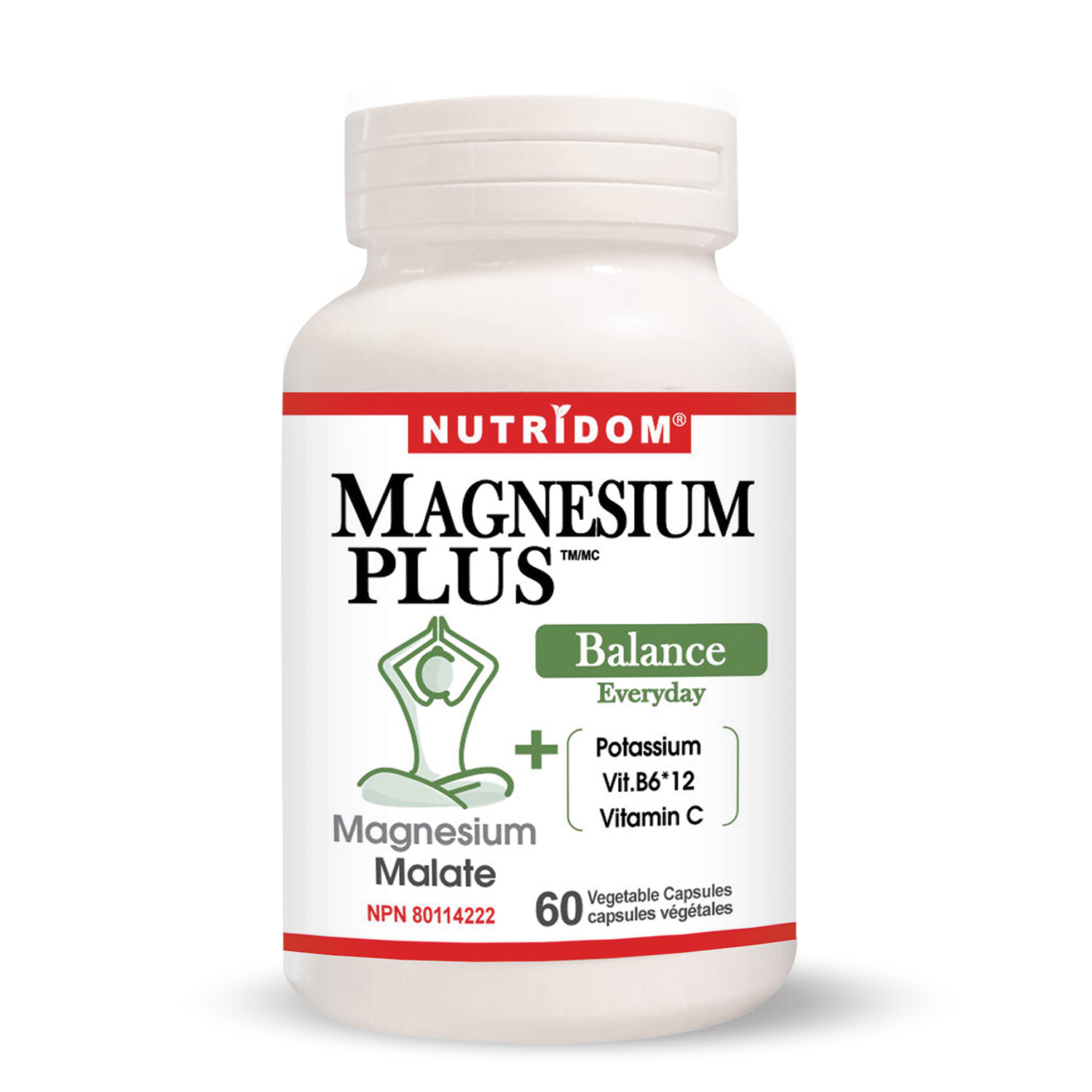 Nutridom Magnesium PLUS Balance 60 Vcaps