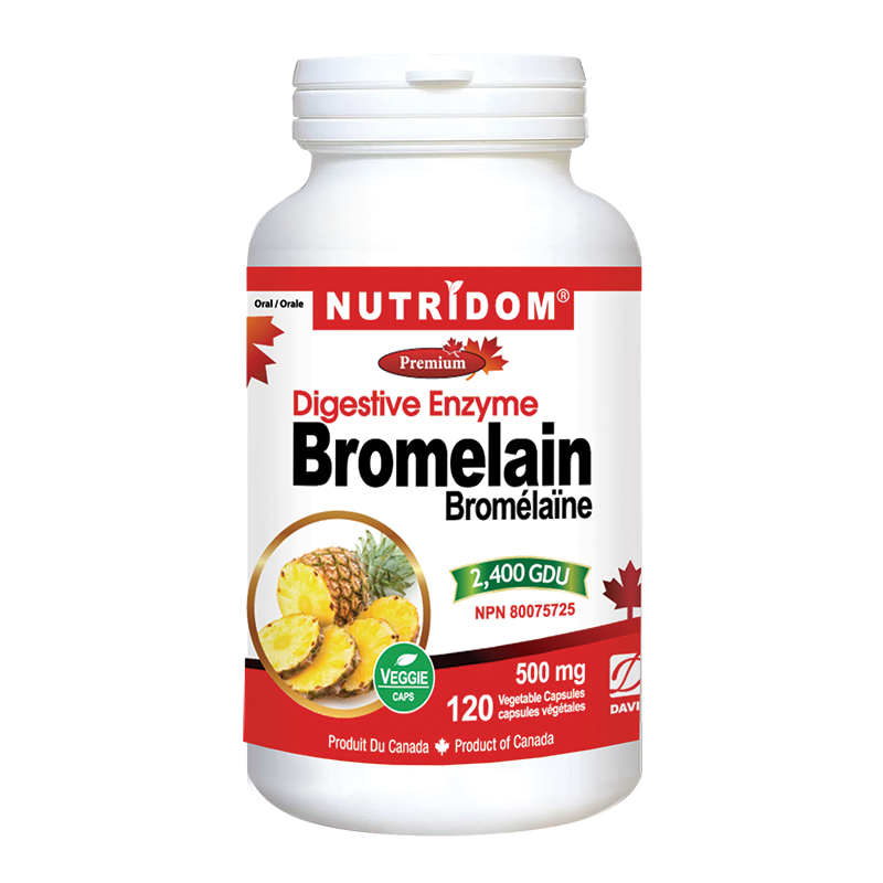 Nutridom Digestive Enzyme Bromelain 120 Vcaps