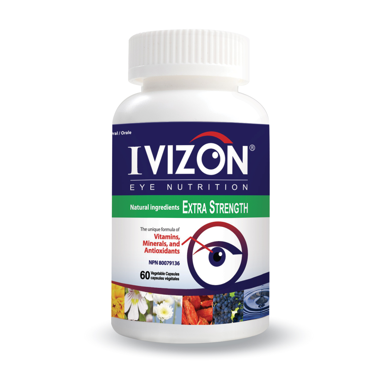 Ivizon Extra strength (60 Vegetable Capsules)