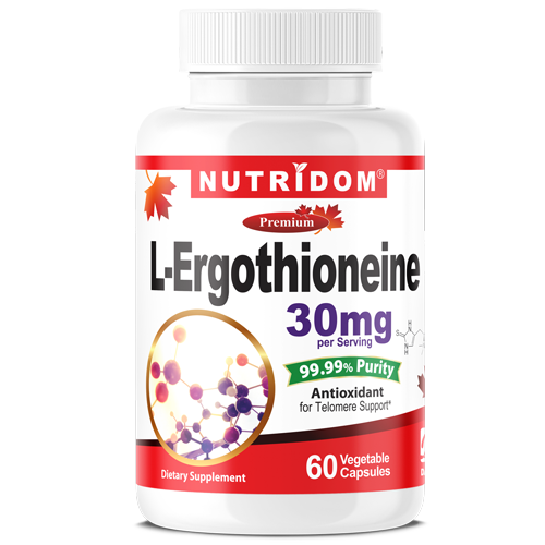 Nutridom L-Ergothioneine 30mg 60 Vcaps