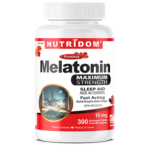 Nutridom Melatonin Maximum Strength 300 Tablets