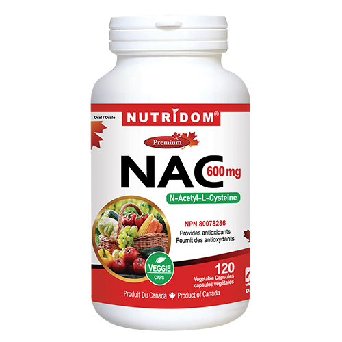 Nutridom NAC 600mg 120Vcaps