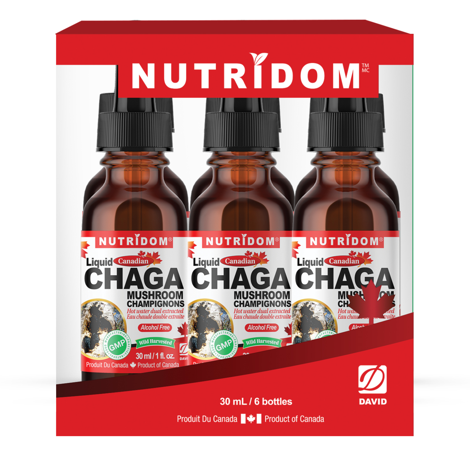 Nutridom Chaga Liquid Gift Set (30ml x 6)