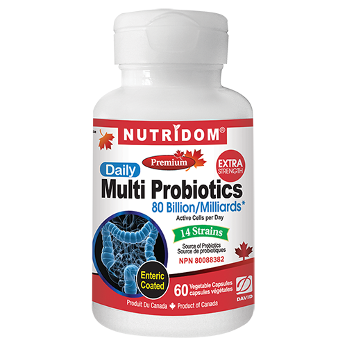 Nutridom Multi Probiotics 80B 60 Vcaps(refrigerated)