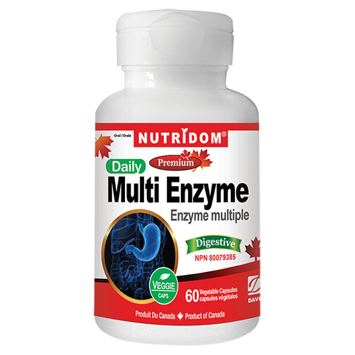Nutridom Multi Enzyme 60 Vcaps