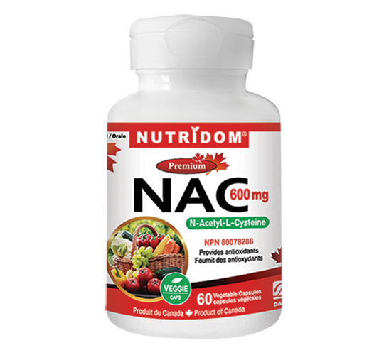 Nutridom NAC 600mg 60Caps