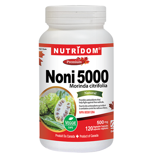 Nutridom Noni5000 (5xConcentrate, 20% Saponins) 120 Vcaps
