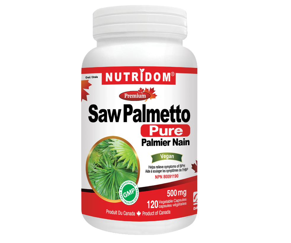 Nutridom Saw Palmetto Pure 500mg 120 caps