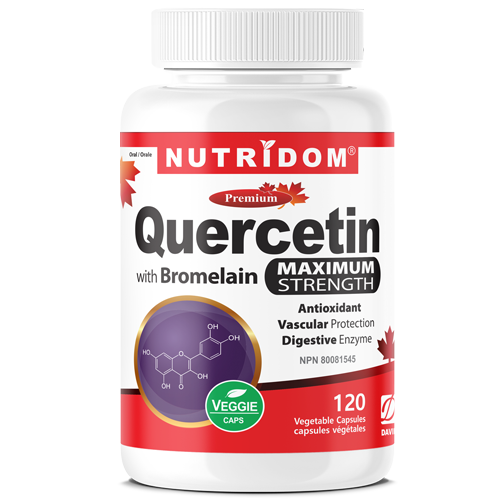Nutridom Quercetin with Bromelain 120 Vcaps