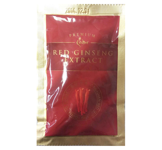 Sample: Red Ginseng Extract Pouch - Gold