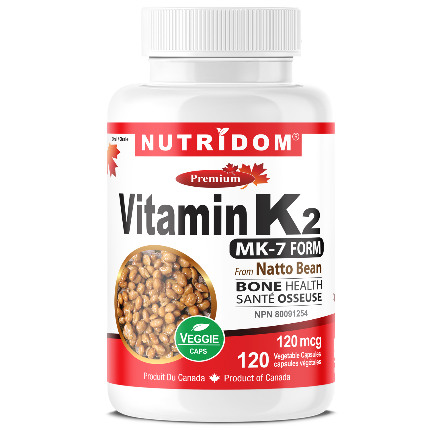 Nutridom Vitamin K2 120 Vcaps