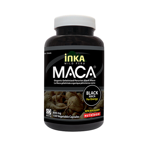 INKA MACA Black 150 Capsules (Organic, 800mg)