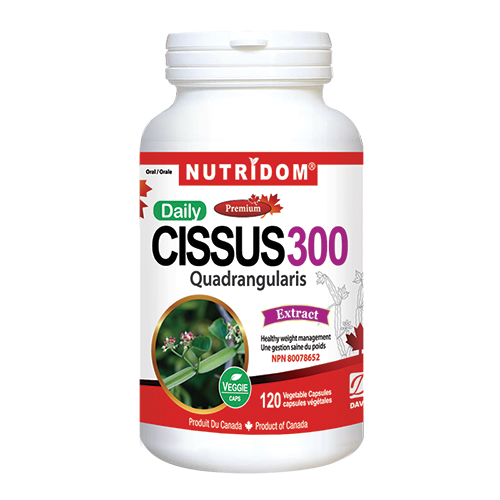 Nutridom Cissus Quadrangularis300 (2.5% Ketosteroids) 120Vcaps