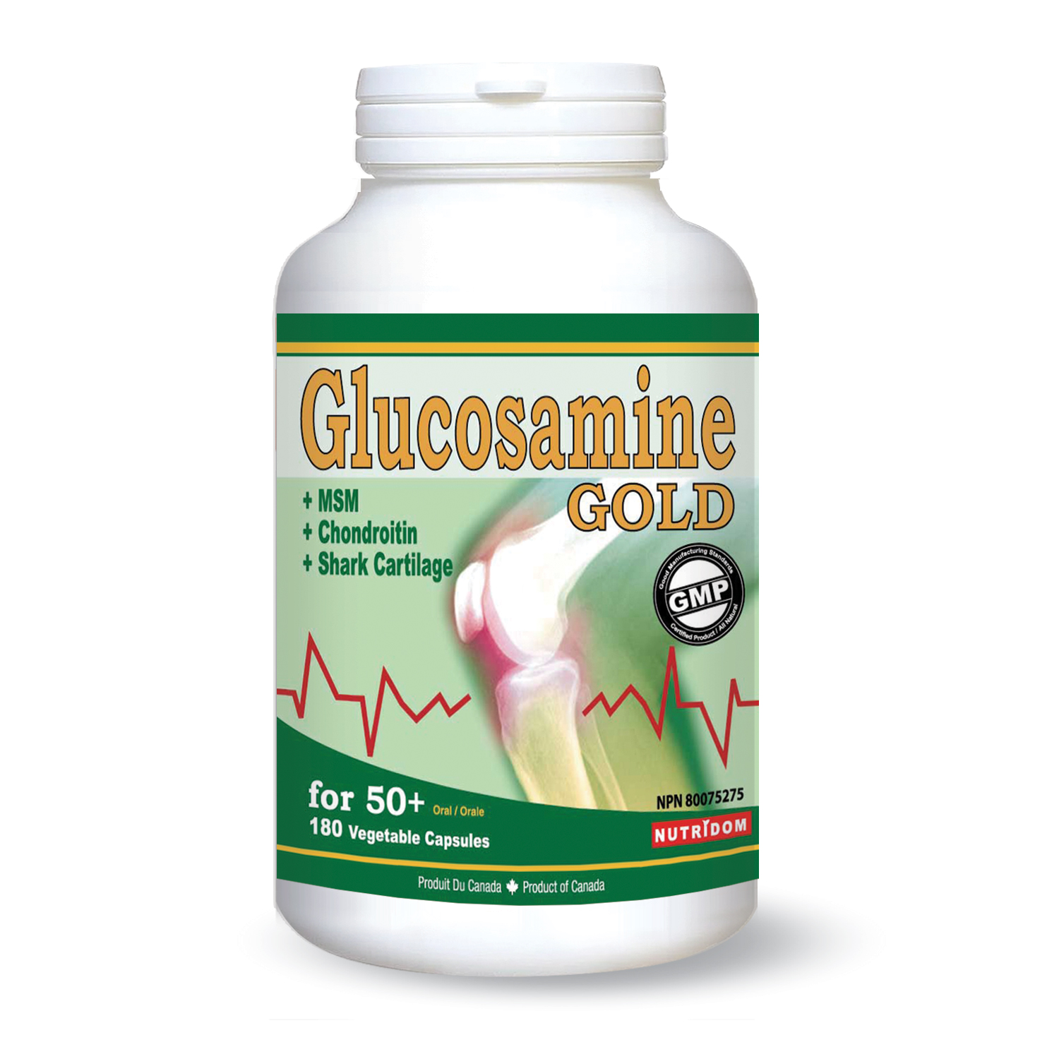 Glucosamine Gold 180 Vegetable Capsules
