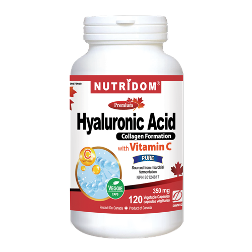 Nutridom Hyaluronic Acid with Vitamin C 120 Vcaps