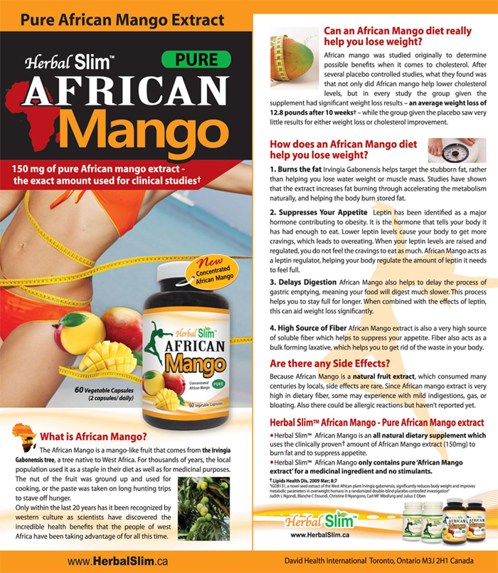 African mango extract dosage