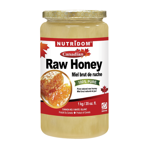 Nutridom Raw Honey 1kg (glass)