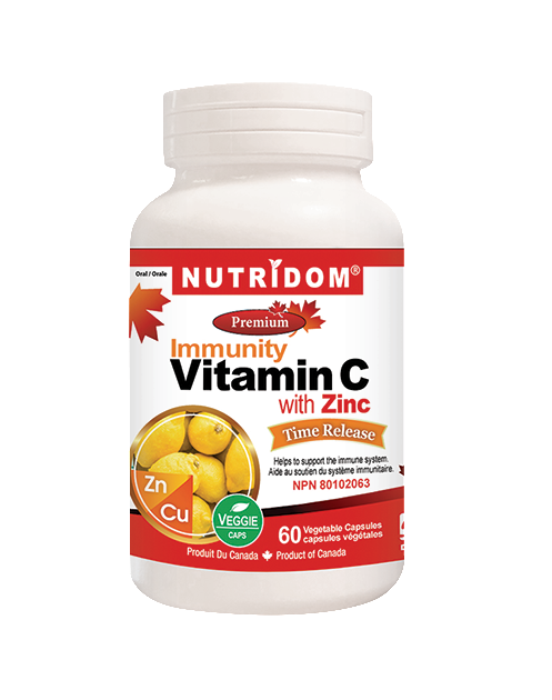 Nutridom Vitamin C with Zinc 60 Vcaps